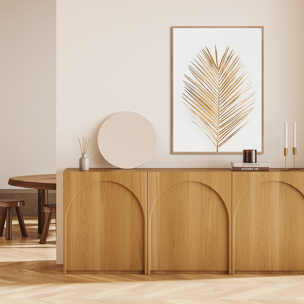 Palmblatt Gold | Plakatbrett