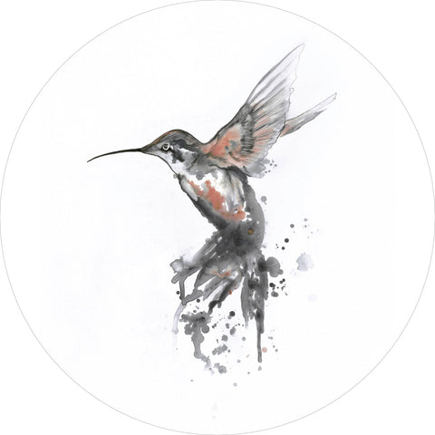 Hummingbird Coral | Circle Art