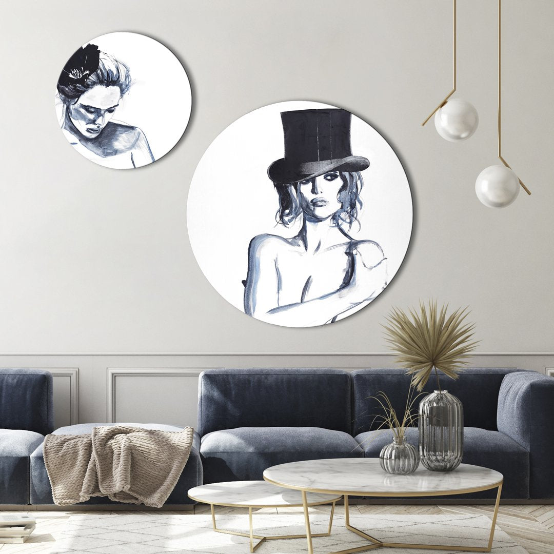 Blaues Mädchen 2 | CIRCLE ART