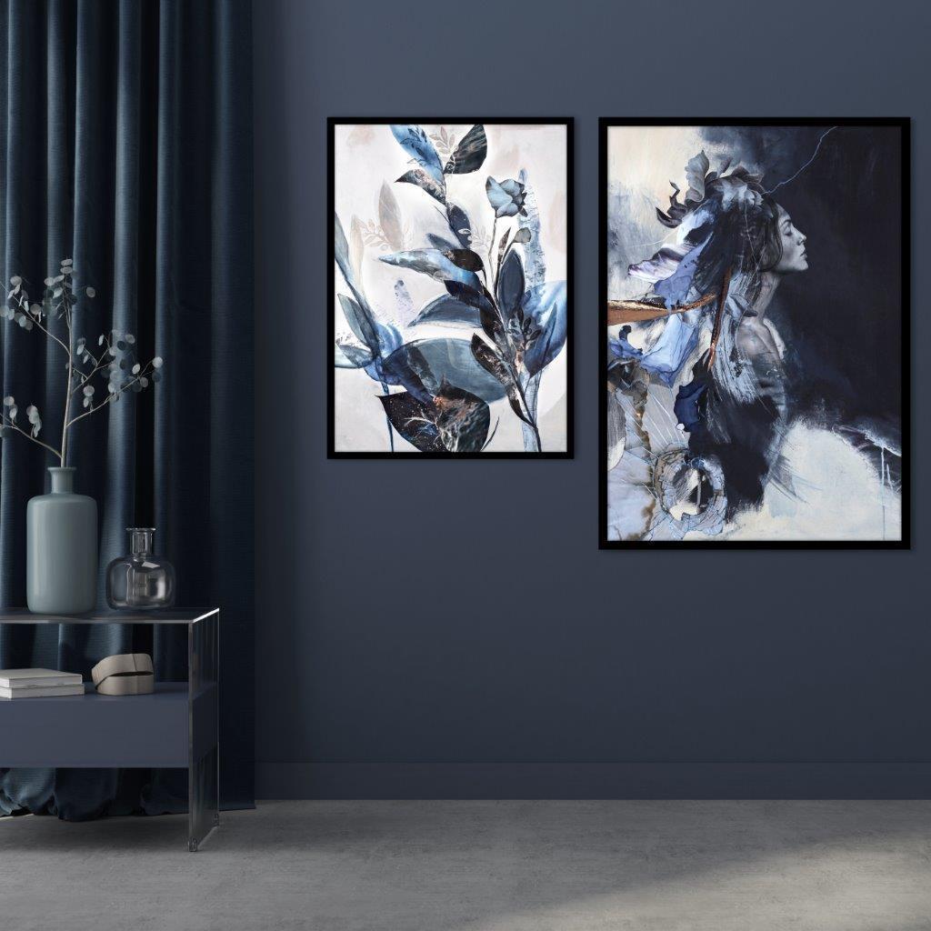 Blaue Blätter | POSTER