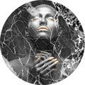 Schwarze Marmordame | CIRCLE ART
