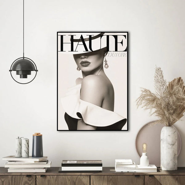 Couture 7 | 100x150 Alu Print | Schwarzer Rahmen