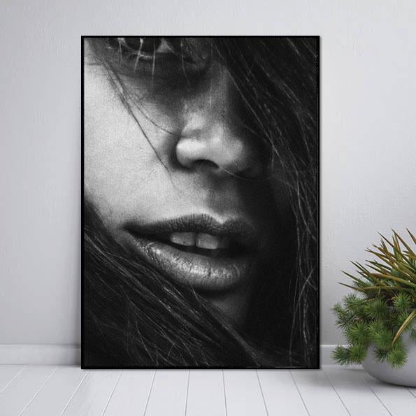 Gesicht vier | Plakatbrett