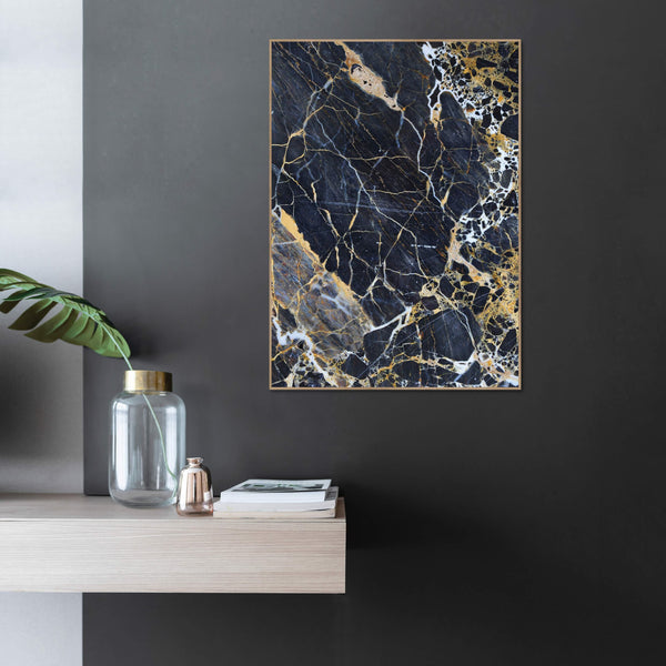 Zwart marmer | Poster