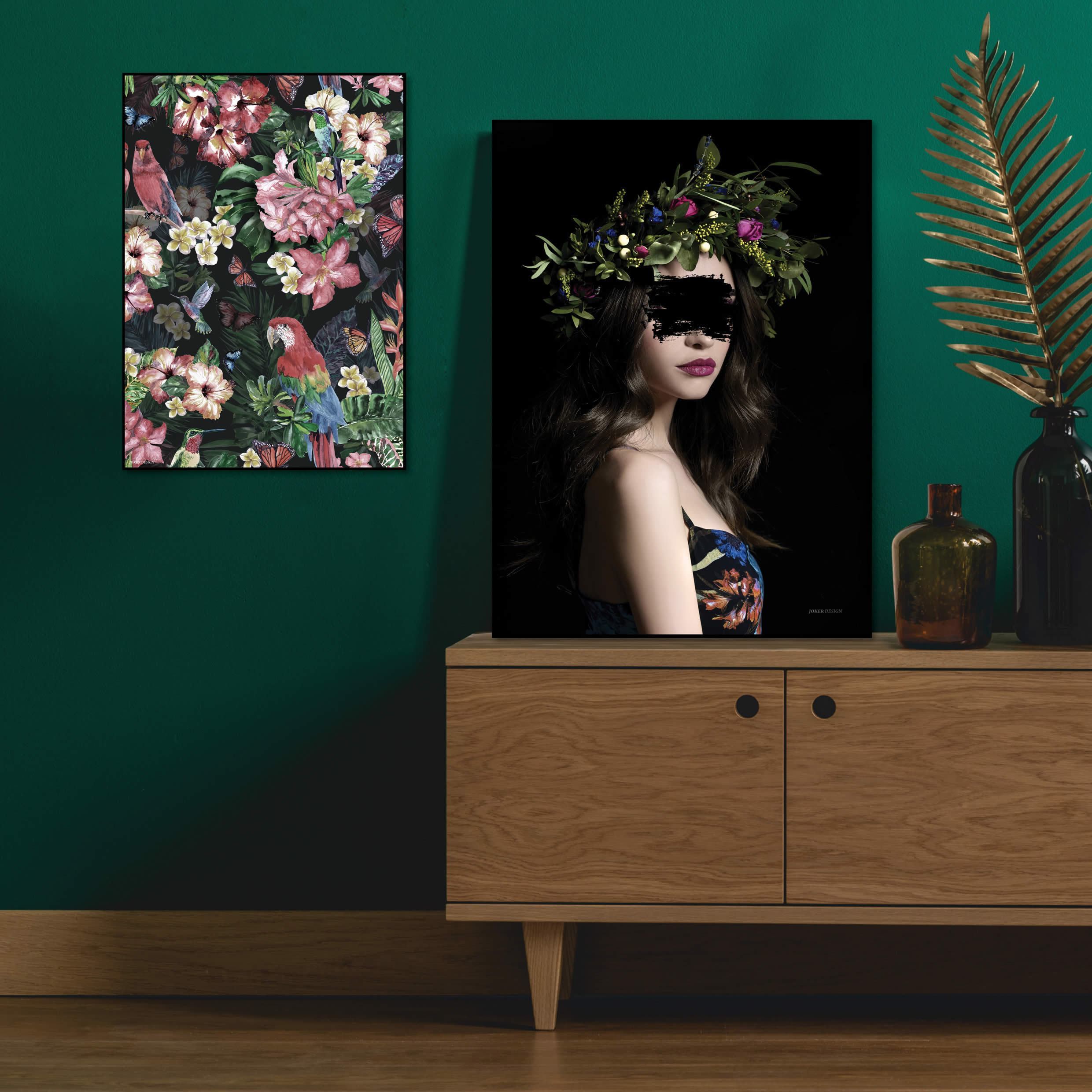 Blumenmädchen | Plakatbrett