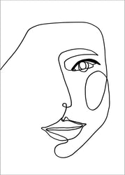Gesichtslinie 1 | POSTER