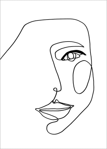 Gesichtslinie 1 | POSTER