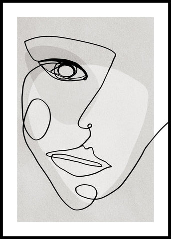 Gesichtslinie 4 | POSTERBAND