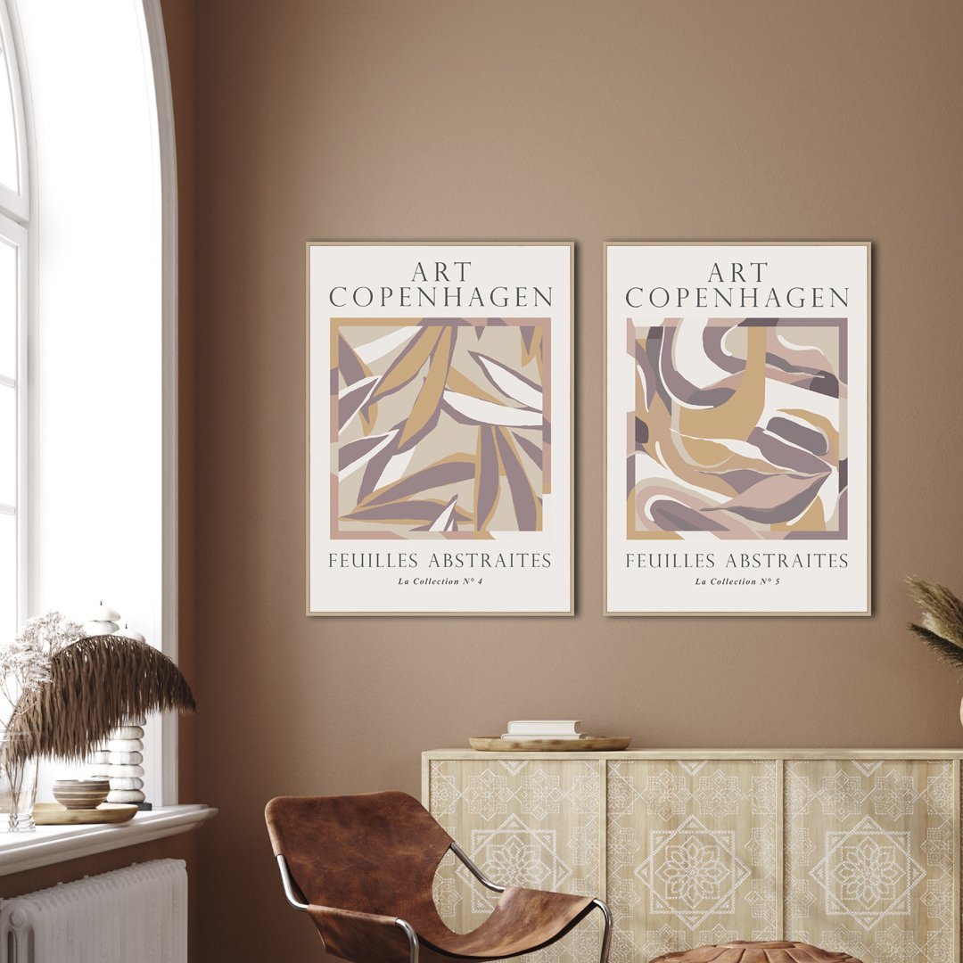 Feuilles Abstraites 2 | Plakatbrett