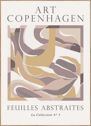 Feuilles Abstraites 2 | Plakatbrett