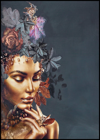 Gold Couture 1 | Plakatbrett