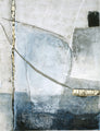 Goldblau 2 / 90x120 cm | WERTEMALEREI