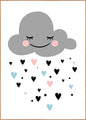 Glückliche Wolke | Plakatbrett