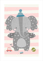 Glücklicher Elefant | POSTER