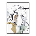 Line Art Girl 1 | Plakatbrett