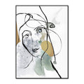 Line Art Girl 2 | Plakatbrett