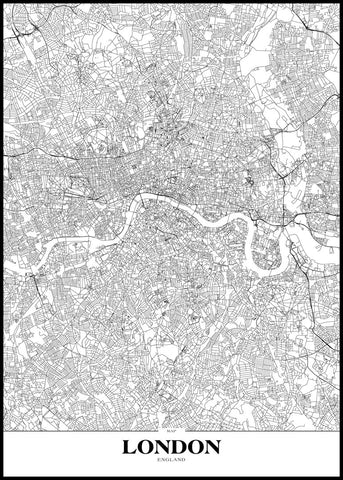 Karte London | POSTERBAND