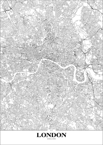 Karte London | POSTER