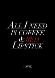 Roter Lippenstift | POSTER