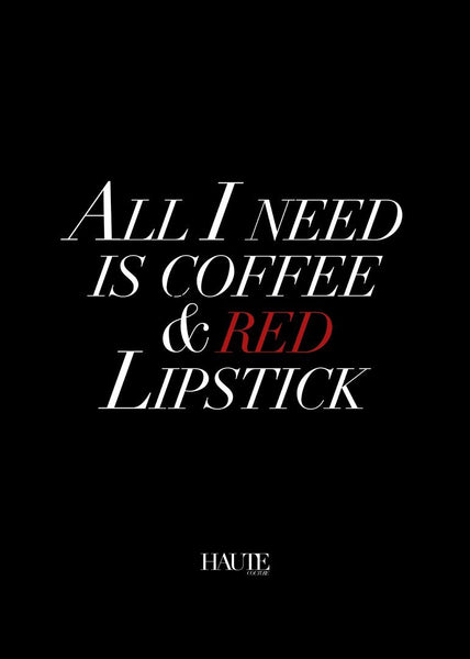 Roter Lippenstift | POSTER