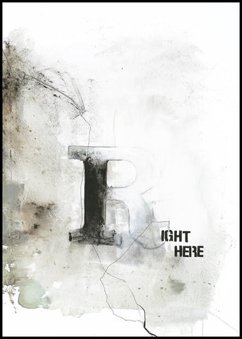 Genau hier | POSTERBAND