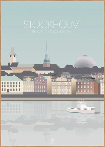 Hauptstadt Stockholm | POSTERBAND