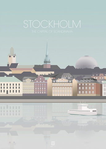 Hauptstadt Stockholm | POSTER