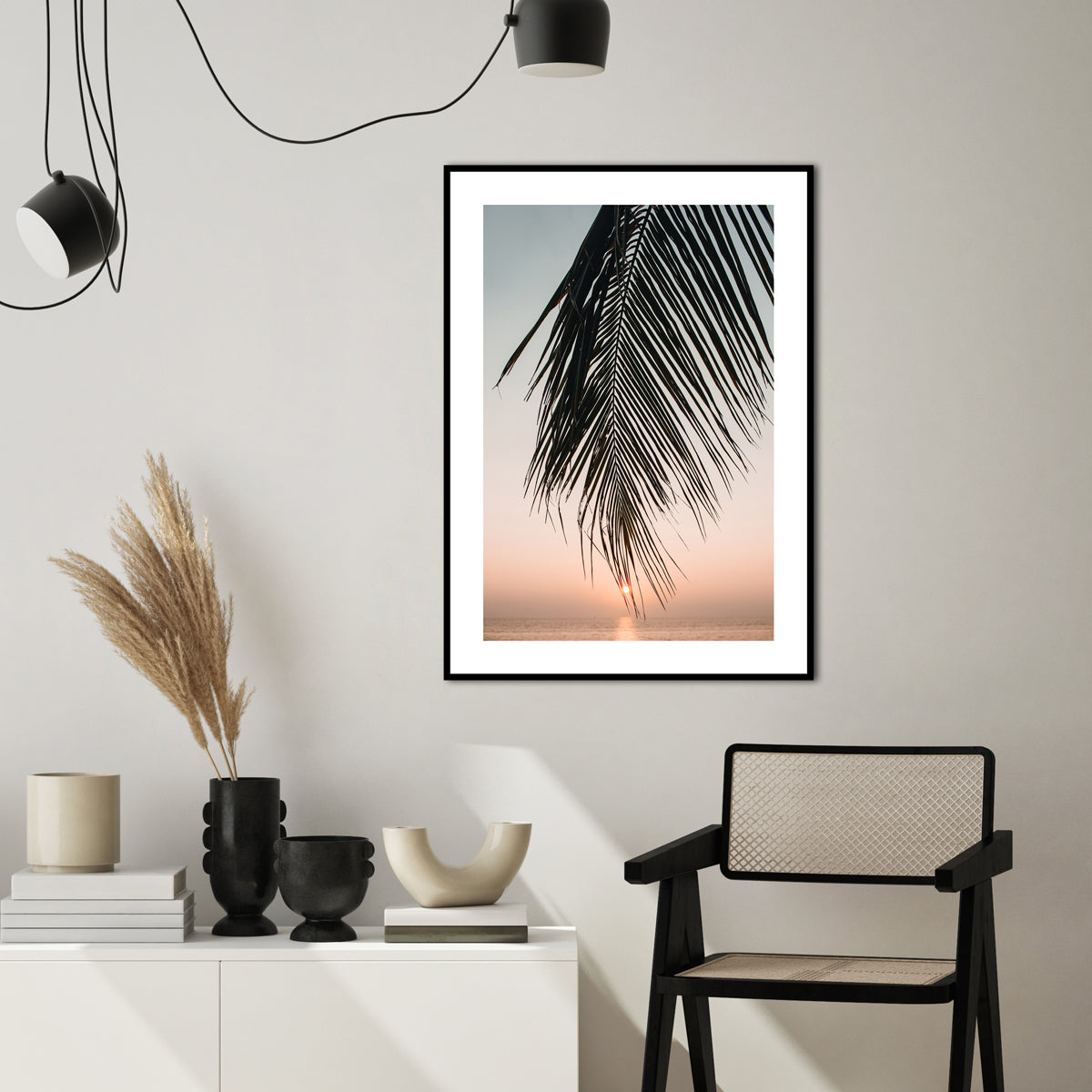 Sonnenuntergangsblätter | POSTER
