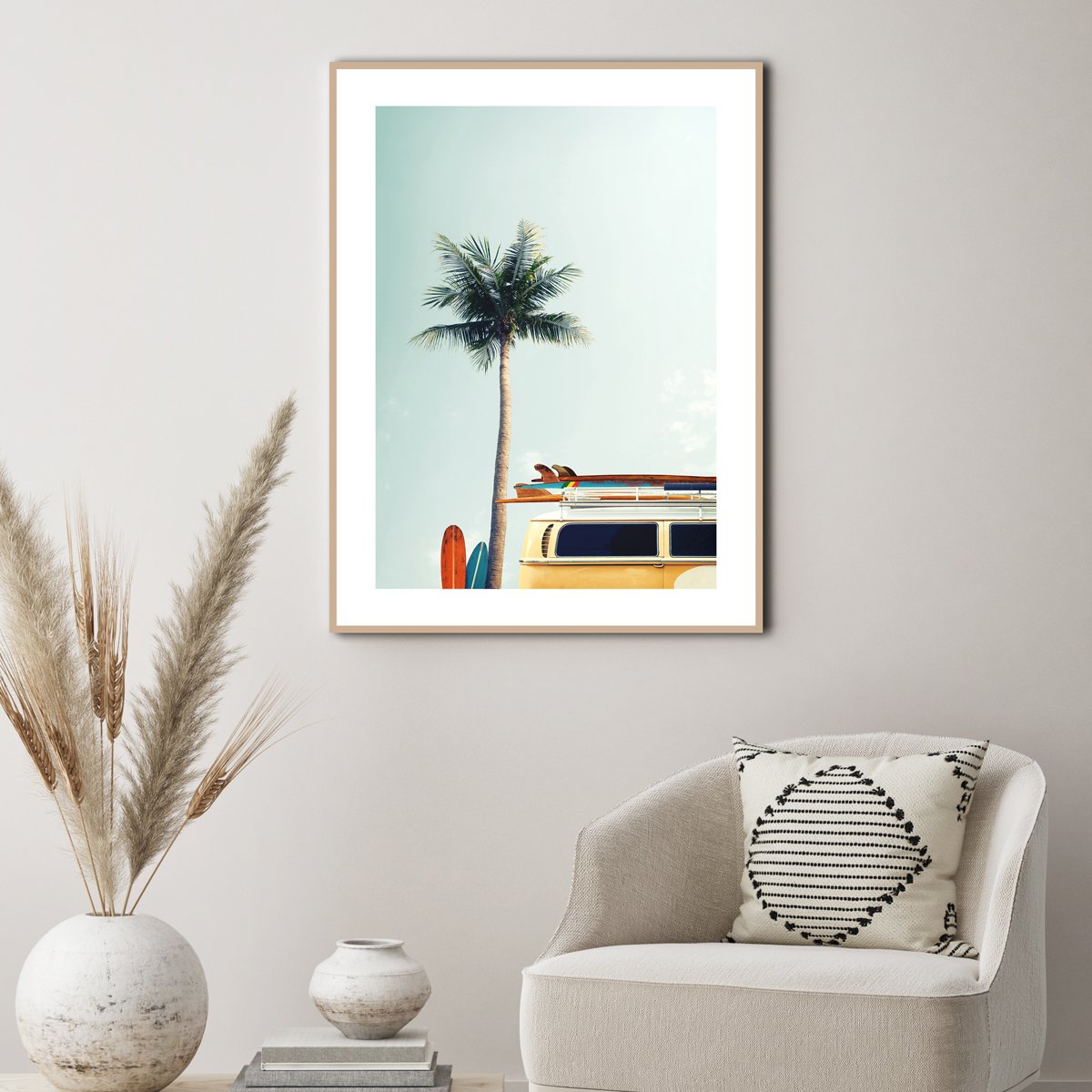 Surfbus gelb | POSTER