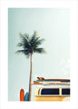 Surfbus gelb | POSTER