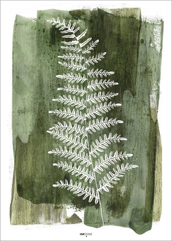 Weißer Farn | POSTER
