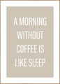 Ohne Kaffee | POSTERBAND