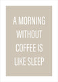 Ohne Kaffee | POSTER