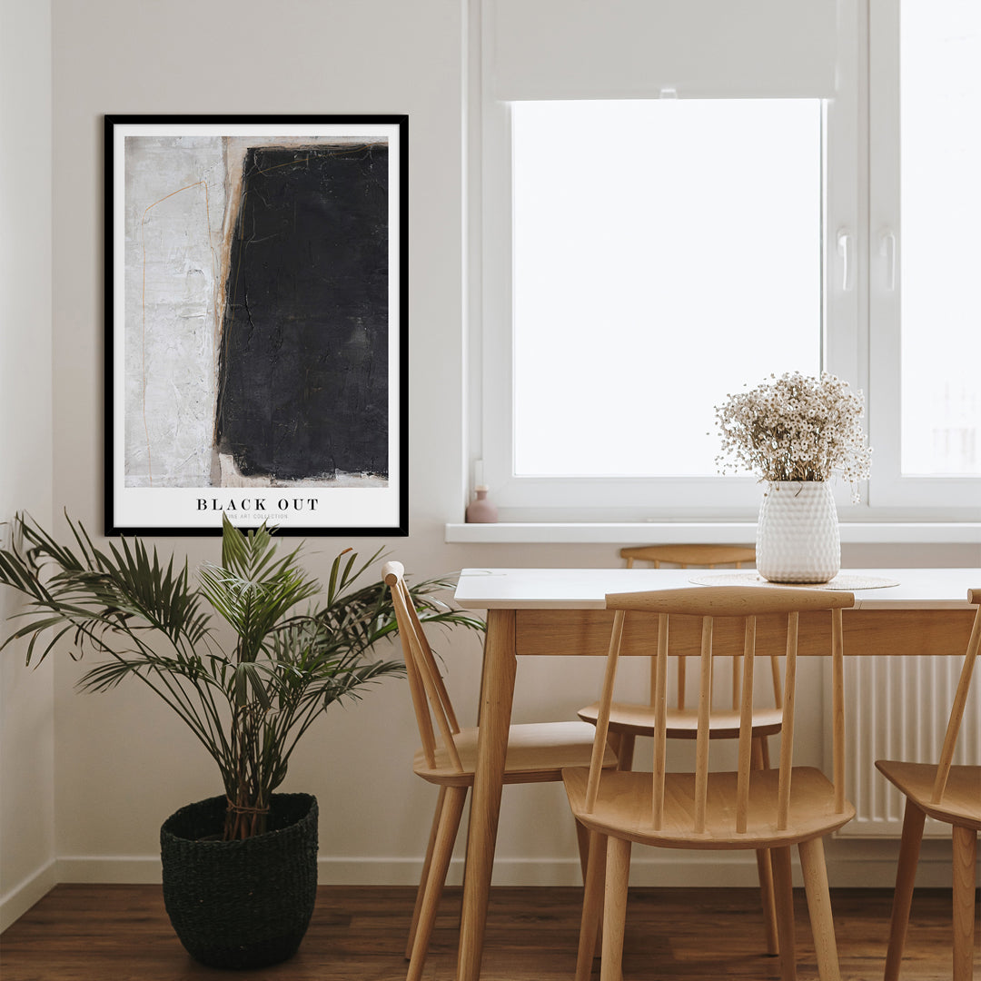 Schwarz raus | Kunstbrett
