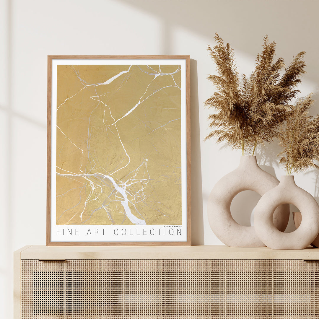 Gold Marmor | Kunstbrett