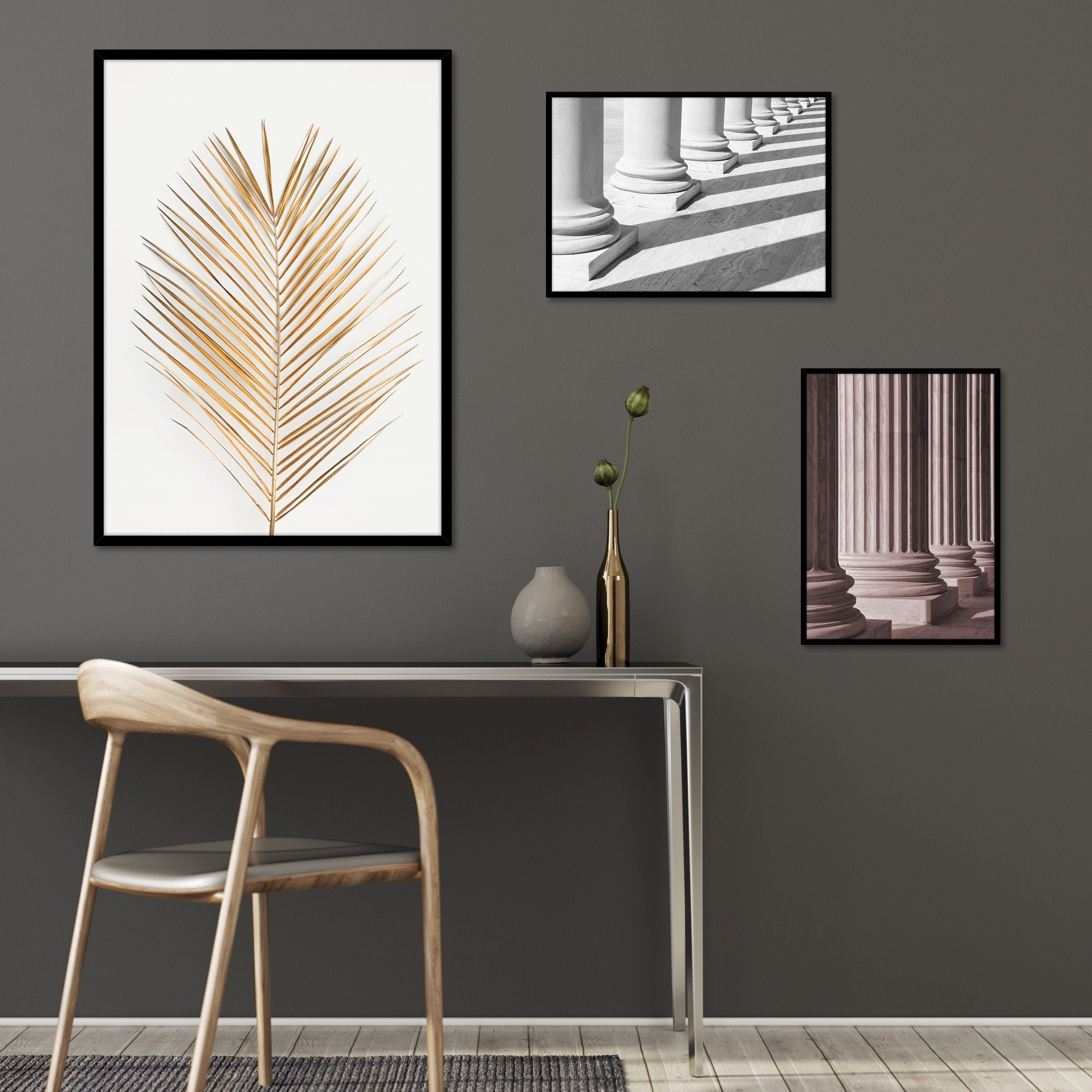 Palmblatt Gold | POSTER