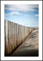Sand hinter Gittern | Gerahmtes Druck
