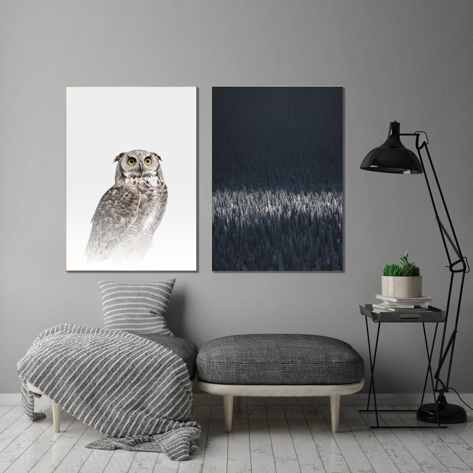 Misty Owl | Plakatbrett